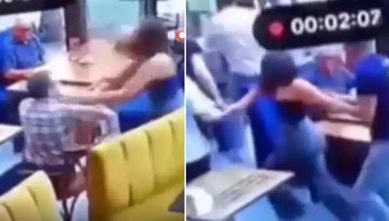 Garsona Tokat Atan Müşteriye Dükkan Sahibi Ceza Kestirdi!