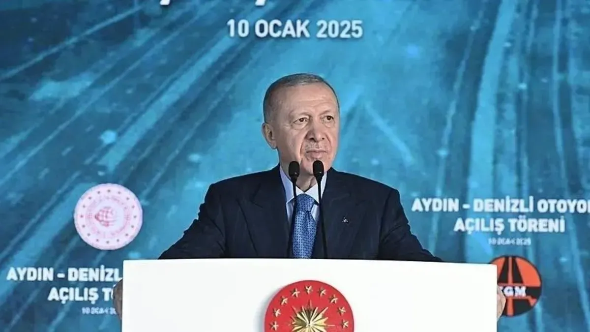 Başkan Erdoğan Aydın-Denizli Otoyolunu Açtı: Turizme Yeni Bir Kan Damarı