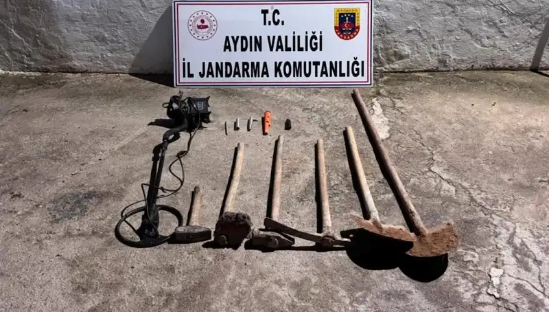 Aydın’da Kaçak Kazı Yapan Çeteye Büyük Darbe: 5 Kişi Yakalandı