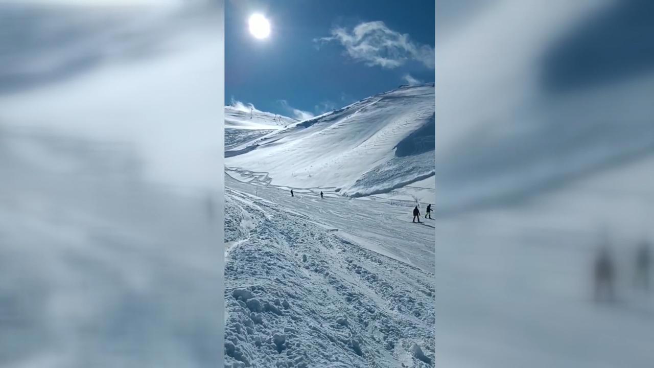 Palandöken'de Çığ Düşmesi