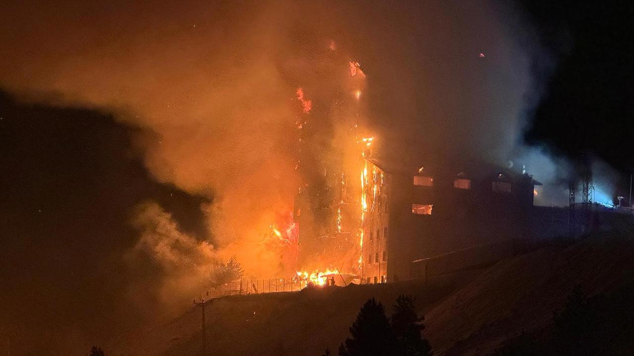 Kartalkaya'da Otelden Yangın: 6 Ölü, 31 Yaralı