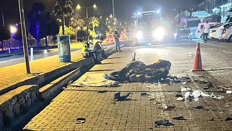Alanya'da Motosiklet Kazası: Genç Sürücünün Acı Sonu