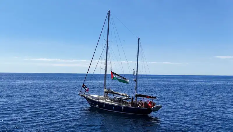 Türk Aktivist Gazze'ye Giden İtalyan Yelkenli Gemisini Açıkladı