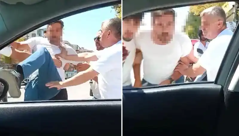 Dolmuş Şoförünün Trafikte Yarattığı Dehşet Anları Sosyal Medyayı Salladı