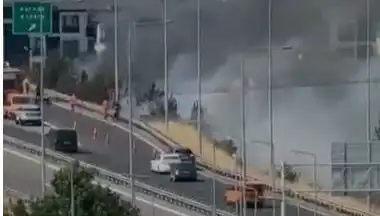 Anadolu Otoyolu’nda Sigara İzmaretinden Yangın: Seyahat Edenler Panik İçinde