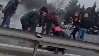 TEM Otoyolu’nda Zincirleme Kaza: Polis Araçları da Kazaya Karıştı