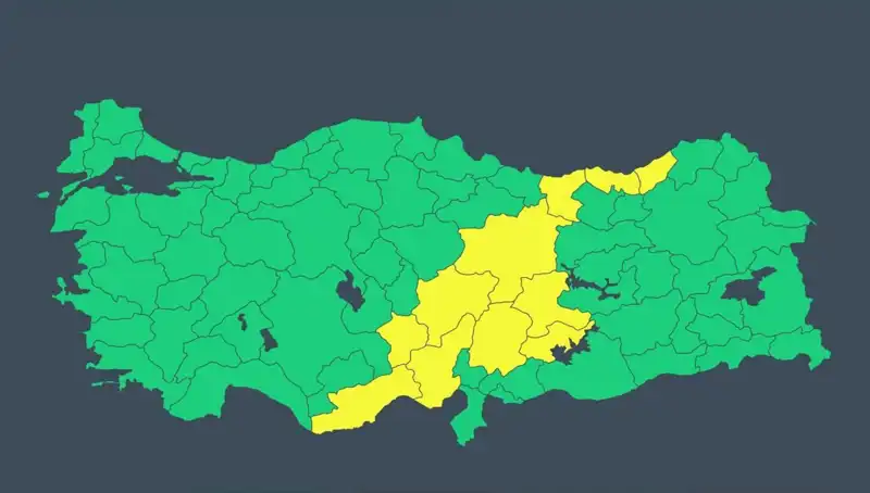 Türkiye’de 11 İl İçin Şiddetli Sağanak ve Fırtına Uyarısı Yapıldı!